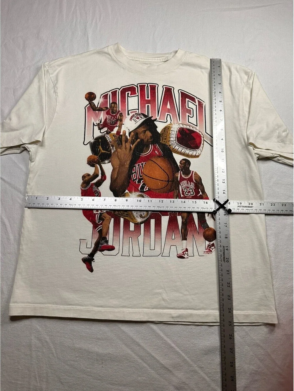 Jordan Shirt Mens Size Small Off White Sail Michael Bulls Nike Air Tee